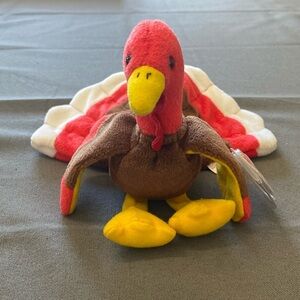 Ty Beanie Baby Babies Gobbles the turkey